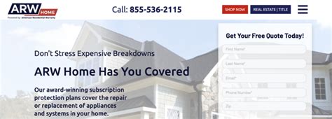 arw home warranty login|american residential home warranty.